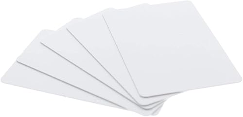 Tarjetas de PVC en blanco para impresoras de tarjetas de identificación Calidad gráfica de plástico blanco CR80 30 Mil CR8030 de Specialist ID