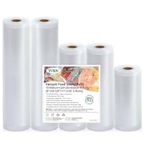 Yish Vakuumbeutel Rollen 5 Stück BPA-frei