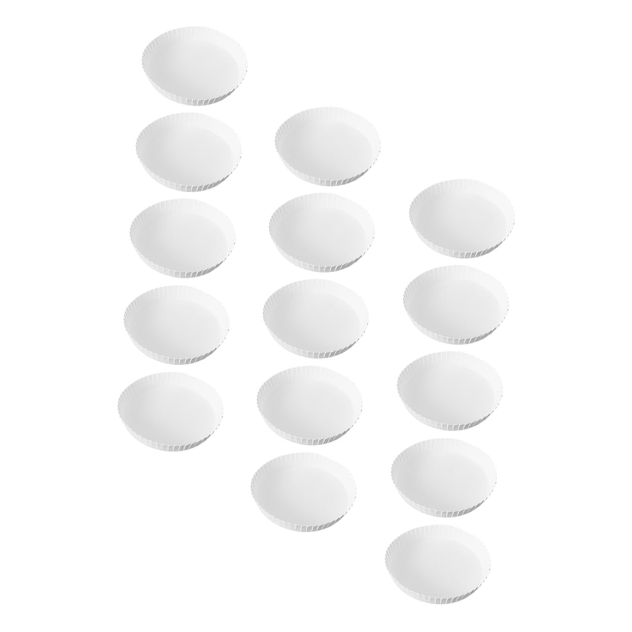 FOMIYES 50Pcs Stackable Disposable Paper Cup Lids for Hotels Restaurants and Offices Covers for Clean Beverage Protection From and