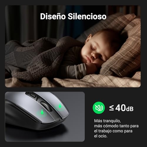 Teclados De Computadora, Personal Computer teclado y mouse inalambrico Marca UGREEN (3)