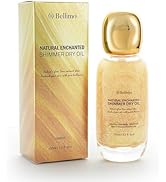Bellimo Body Shimmer Oil, Multi-Purpose Shimmer Radiance Body Oil, Rose Gold Body Glow Oil with N...