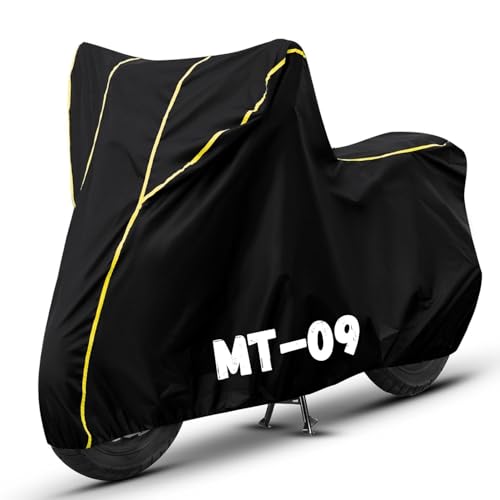 Image of Bike Cover for MT-09 100% Waterproof, Dustproof & Scratch Resistant| Fully Bottom Elastic UV Resistant Heavy Duty Body Cover | All Weather Outdoor Use