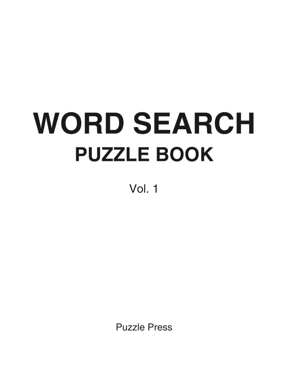 Word Search Puzzle Book for Adults: Relaxing Brain Games with Word Search Puzzles