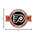 Rico Industries NHL Hockey Philadelphia Flyers Standard Badge Magnet - for Car, Fridge