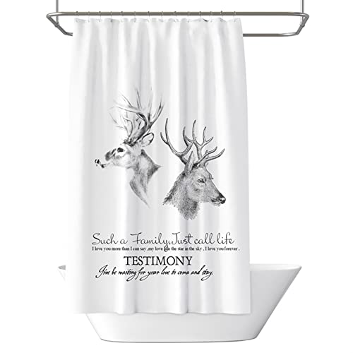 Rideau de douche anti-moisissure 200x200 cm en polyester imperméable - 6