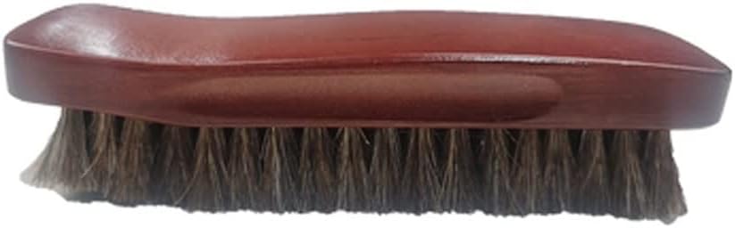 VIDI Wood Bristle Hair Shoe Boot Brush Care Shine Polish