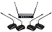 VocoPro, 4 Wireless Microphone System, XLR Connector, Black, Digital-Quad-Conference-C2 (Digital-Quad-Conference-C2)