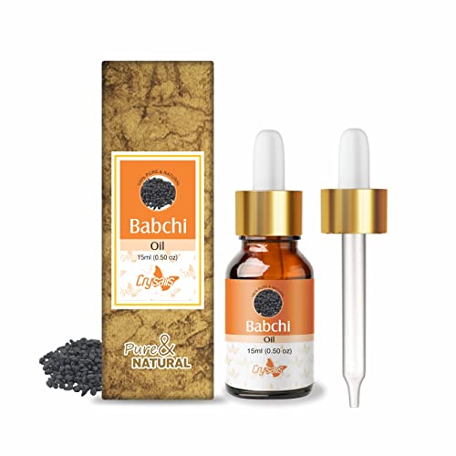 Image of Crysalis Babchi (Psoralea Corylifolia) Oil|100% Pure & Natural Undiluted Carrier Oil Organic Standard For Skin & Haircare|Therapeutic Grade, Repairs Dry Itchy Scalp 15ml