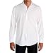 Kenneth Cole Men's Slim Fit Solid Dot Spread Collar Dress Shirt