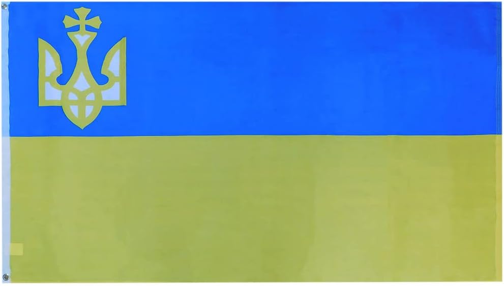 Cuori Con I Colori Della Bandiera Ucraina Isolati Su Sfondo Bianco - Foto 11