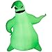 Gemmy Giant Airblown Inflatable Oogie Boogie, Green