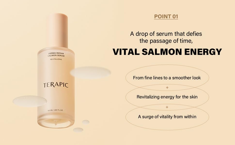 TERAPIC Salmon PDRN Repair Serum 1.69 Fl Oz - Skin Regeneration & Firming - Anti-Aging Concentrated Serum with PDRN, Niacinamide & Peptide - K-Beauty Intensive Care - Image 4