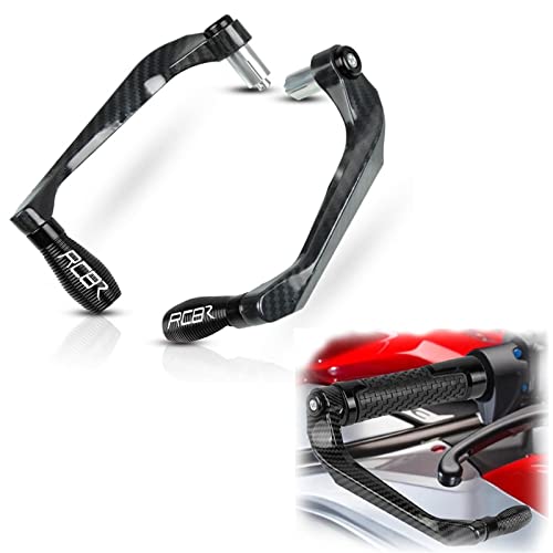 Protège-mains moto pour RC8R : finis les leviers cassés sur votre guidon de RC8-R Nero