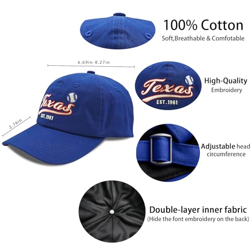 Image of Cap Hat Classic Vintage Embroidered Hat Cap for Men Women Teenager Cap Adjustable