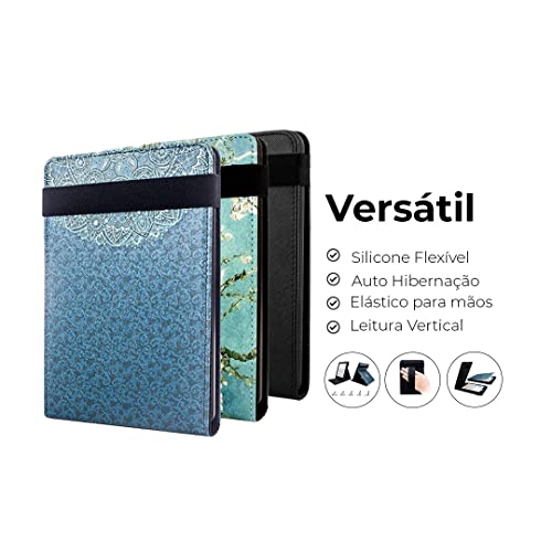 Webookers WB, Capa Novo Kindle Paperwhite 11a geração 2021 - WB Silicone Flexível e Sensor Magnético