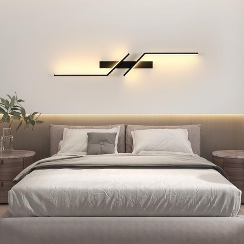 Lámpara de pared interior LED 24W DELIPOP negra para dormitorio y pasillo 2