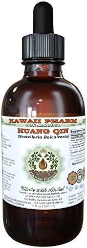 Huang Qin Alcohol-Free Liquid Extract, Huang Qin, Scutellaria (Scutellaria Baicalensis) Root Glycerite Hawaii Pharm Natural Herbal Supplement 2 oz