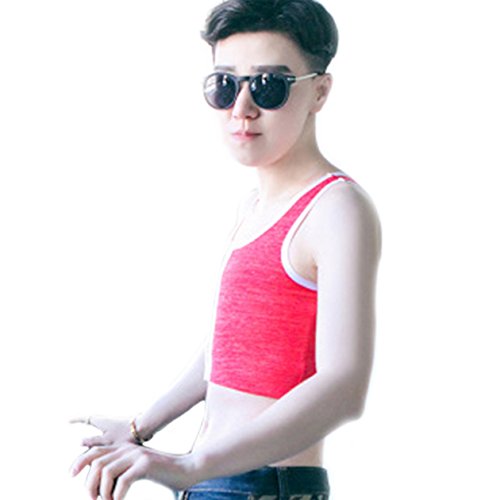 Binder poitrine respirant débardeur corset court été grande taille tomboy trans