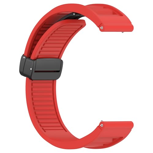 Image of ACM Watch Strap 22mm for Universal 22mm Size Replacement Strap Smartwatch | Silicone Belt Magnetic Clasp Band