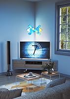 Nanoleaf Shapes Mini Triangle Starter Kit Bundle, 32 Smarten Dreieckigen LED Panels RGBW (28 Mini + 4 Dreiecke) - Modulare WLAN 16 Mio Farben Wandleuchte Innen, Musik & Bildschirm Sync, Deko & Gaming – Ansicht 5