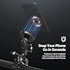 NEEWER Magnetic Mobile Phone Holder with Super Clamp, Adjustable Metal Holder with 1/4 Inch Screw and Ball Heads, Magic Arm Compatible with MagSafe iPhone for Pole, Tripod, Microphone Stand, Table #1