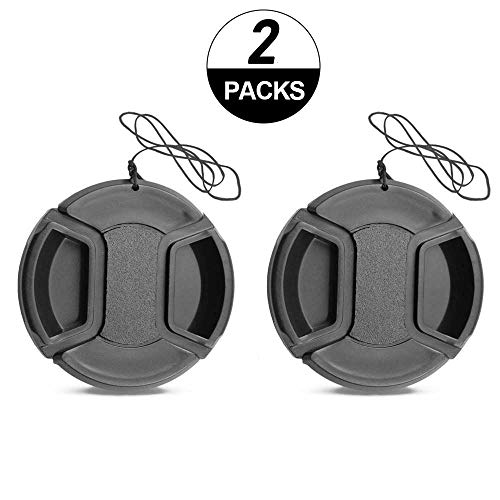 WH1916 55mm Lens Cap Cover for Nikon D3500 D5600 w/ AF-P 18-55mm, Canon