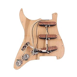 PWANG Bois D’érable Chargé Pré-programmé SSS Pickuard Alnico Pickups pour Les Pièces De Rechange De Guitare Pickguard… - Les Beatles, Paul McCartney, John Lennon, RIngo Starr, George Harrison PWANG Bois D'érable Chargé Pré-programmé SSS Pickuard Alnico Pickups pour Les Pièces De Rechange De Guitare Pickguard… – Image 2