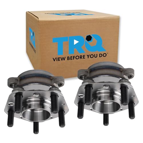 Image of TRQ Rear Left and Right Wheel Bearing and Hub Assembly Set 2 Piece