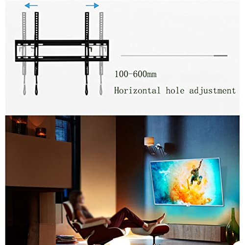 Support de télévision mural inclinaison réglable pour écran LCD de bureau et maison