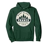 Chamonix Mont Blanc zona turística en fronteras de Francia e Italia Sudadera con Capucha