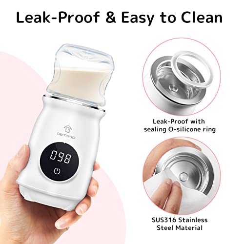 Befano BOTTLE WARMER PARENT Travel Bottle Warmer, Fast Heat Portable Bottle Warmer With 5 Adapters For Dr. Brown, Philips Avent, Medela, Tommee Tippee, Comotomo thumb #5