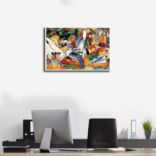 Tableau Kandinsky Study for Composition II pour salon moderne chic