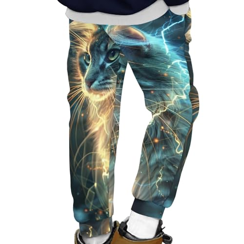 Sweatpants for Boys Lightweight Gym Athletic Baggy Pants for Kids Soft Comfy Jogger Sweatpants with Pockets4