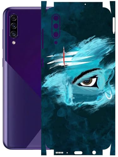 Image of AtOdds - Full Body Back Screen Guard Protector Film - Lamination Wrap Skin Sticker Compatible with Samsung Galaxy A30s | Scratchproof Matte Finish (Mahadev)