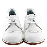 KARELA KIDS Patent White Leather Baby Boy Boots Shoes - Classic Design - Perfect for Any Special Occasion - Non Slip Sole, Easy Cleaning - Comfortable & Anatomic - Dress Shoes for Boys - Size 9