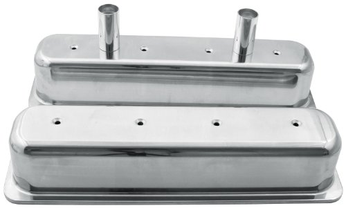 Allstar All26137 Center Bolt Style Tall Polished Cast Aluminum Valve Cover Set #TOP21