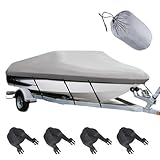 Bâche De Bateau pour Remorque,Très Résistante 420D,518–579 cm Housse De Bateau Imperm...