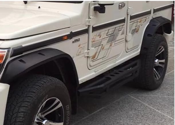 SHIVAM SHUBHAM Universal Fit Mahindra Bolero Lnkey Fender Flares Fender Lining Accessories Flares Made of Fiber Set of 4 Pcs 6 inch thick-image-17