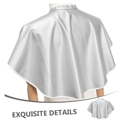 Capa para tinte de cabello MAGICLULU 2 piezas blanca impermeable para salón de belleza miniatura 7