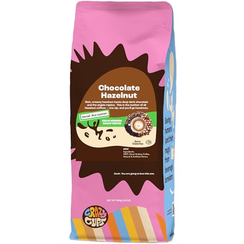 Crazy Cups Hazelnut Decaf Ground