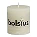 Produktbild bolsius Stumpenkerze Rustik elfenbein 80x68 mm
