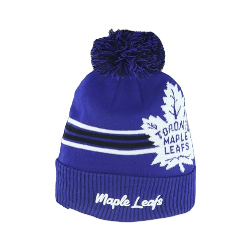 Image of ZHATS NHL Unisex-Adult NHL Officially Licensed Beanie Pom Rush