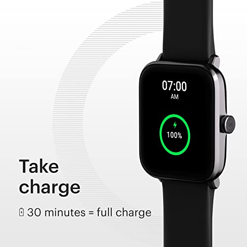 Image of Noise ColorFit Pro 3 Alpha Bluetooth Calling Smart Watch with Alexa Built-in, Fast Charging, 1.69 inch(42cm) Display, 80+ Songs Storage, 100 Sports Modes, 5ATM Waterproof & Noise Health Suite (Jet Black)