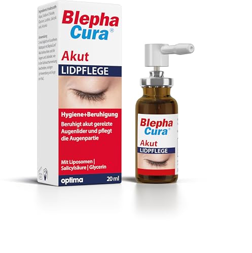 BlephaCura Akut 20 ml Lidpflege und Lidhygiene bei akuten Reizungen der Augenlider Reinigung bei akuten Lidrandreizungen Lidrandpflege