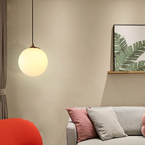 Lámpara Colgante Nórdica elegante con base de latón H65 5