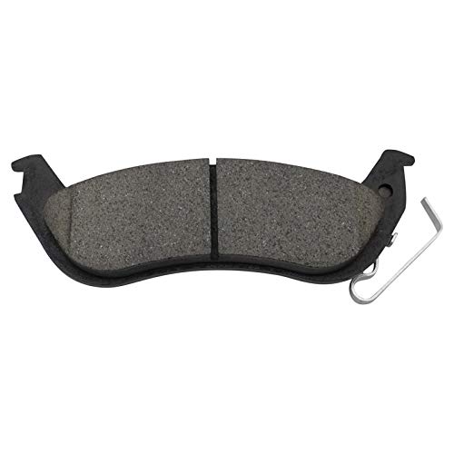 Image of TRQ Rear Brake Pad and Rotor Set Ceramic Compatible with 2010-2011 Ford Ranger
