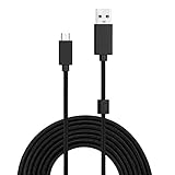 G633 Cable USB to Micro Aux Cord Replacement for Logitech G933 G633 Gaming Headset on Computer PC, 6.5ft Long Braided