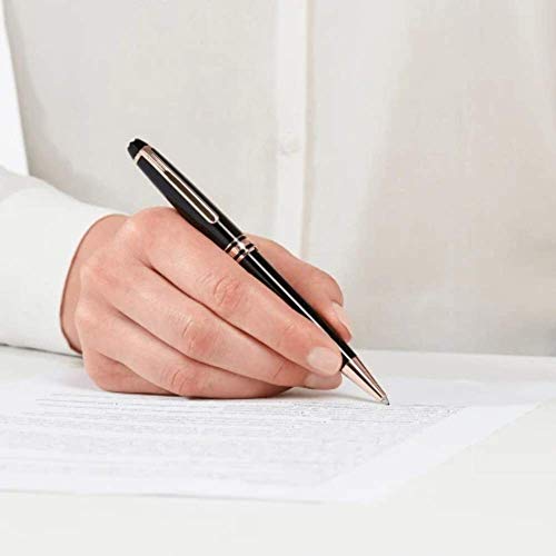 Montblanc Meisterstuck Black Ballpoint Pen 112679 - Thumbnail 2
