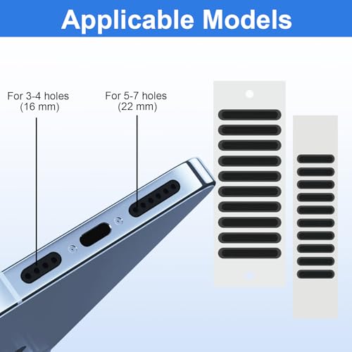 CJMUQHEHH Juego de protección contra el polvo para teléfono móvil, juego de limpieza USB c, juego de limpieza de altavoces para Type-c, herramienta de limpieza de altavoces de teléfono, accesorios de - imagen 3