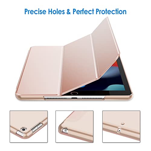 Image of JETech Case for iPad 10.2-Inch (2021 /2020 /2019 Model, 9 /8 /7 Generation), Auto Wake /Sleep Cover (Rose Gold)